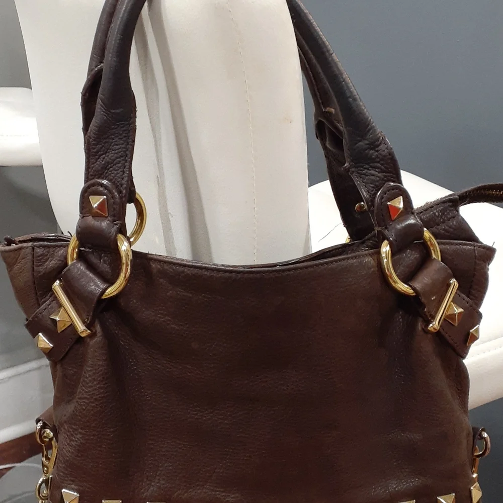Cynthia Rowley brown  vegan leatherbrown s… - Picture 2 of 13